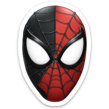 Spider-Man symbiote sticker
