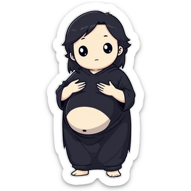 pregnant mahito  sticker