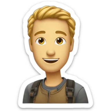 Quelqu'un qui dit bonjour sticker