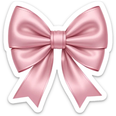 Light pink bows sticker