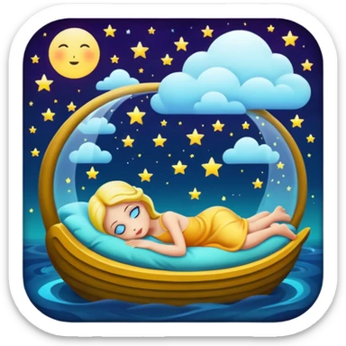 dream at night sticker