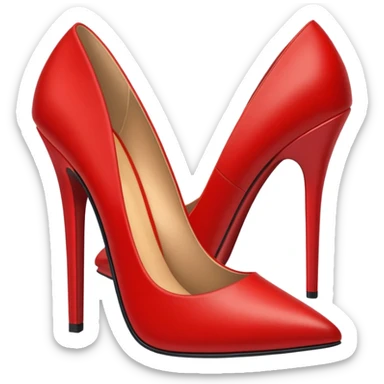 high heels sticker