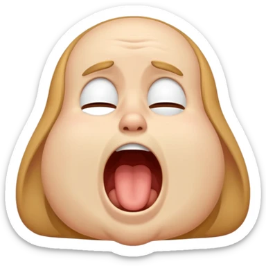 Sleepy Character zzz sticker