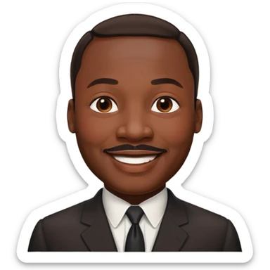 Martin Luther King Jr. sticker