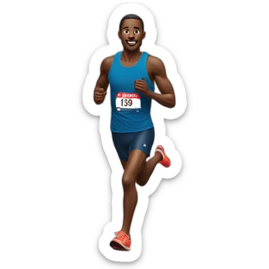 Runner In Chicago Marathon sticker