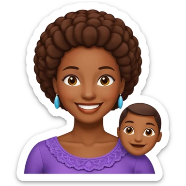 persona afroamericana casada  sticker