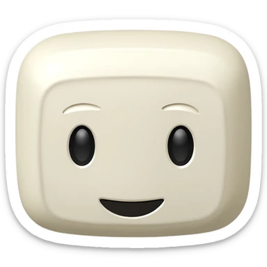 plain ivory robux sticker