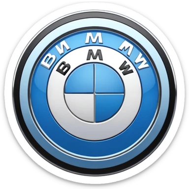 Create BMW logo  sticker