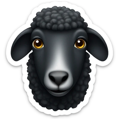 Black sheep sticker