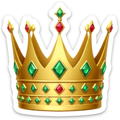 Crown for a prince sticker