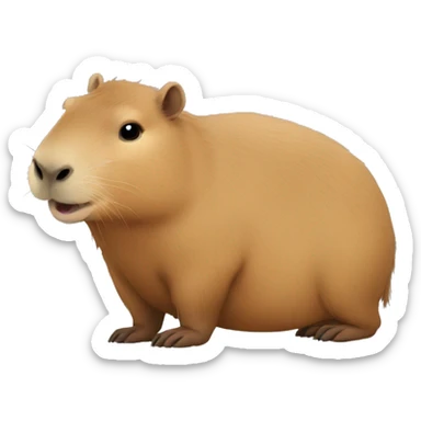 Capybara sticker