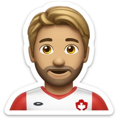 Oie canadienne joueur de soccer sticker