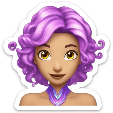 musa enchantix from winx sticker