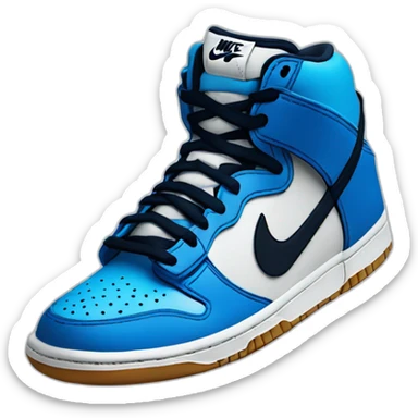 Nike dunk blue sticker