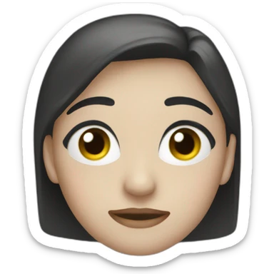 Natalí con anteojos sticker