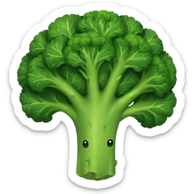 Broccoli working out sticker