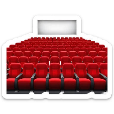 cinema hall  sticker