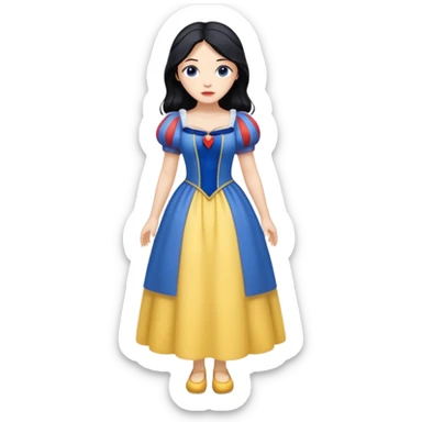 snow white full sticker