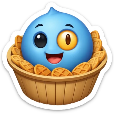 snack blue tarkis
 sticker