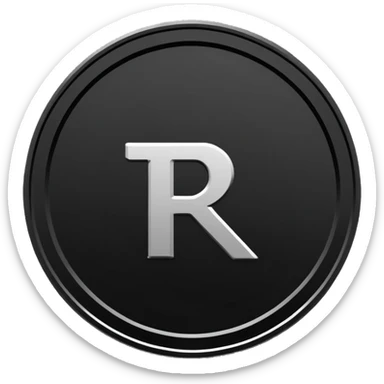 🪙 Siyah coin gövde (premium, mat)

⚪ Beyaz RS logo (vektörel, net)

🔄 Gerçek coin hissi (ön → yan → ön, fake-3D)

✨ Hafif parlama (üstten geçen ince ışık, abartı yok)

♻️ Kusursuz loop

📦 Telegram Premium emoji uyumlu .TGS (64 KB altı) sticker