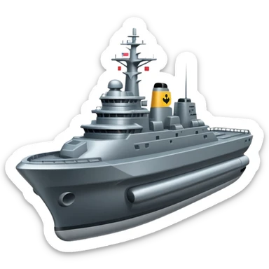russia warship sticker