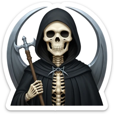 Grim reaper sticker
