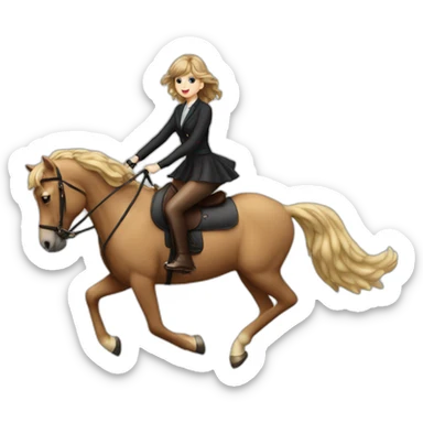 taylor-swift-riding-bbc sticker