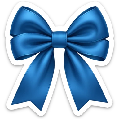 Laço azul escuro sticker