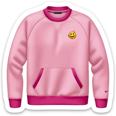 Cute pink Nike pullover sticker