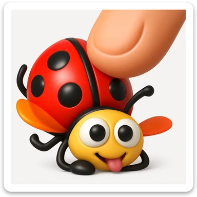 Convert the uploaded image into a 3D Apple-style emoji — preserve the key shapes, colors, and overall composition of the original image. Simplify the forms into clean. Apply glossy textures, soft lighting, smooth shading, and render everything in Apple emoji style on a clean white background

 sticker