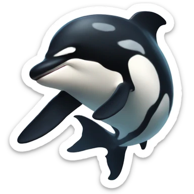 killer whales  sticker