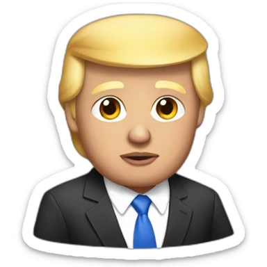 Donald Trump nine months pregnant sticker