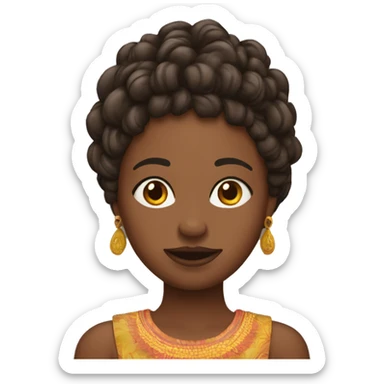 Bazié claudia from Burkina Faso  sticker