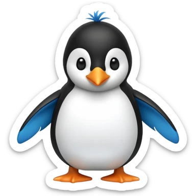 linux tux sticker