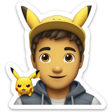 Ios pikachu sticker