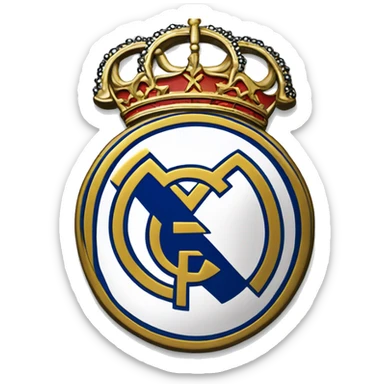 Escudo Del Real Madrid  sticker