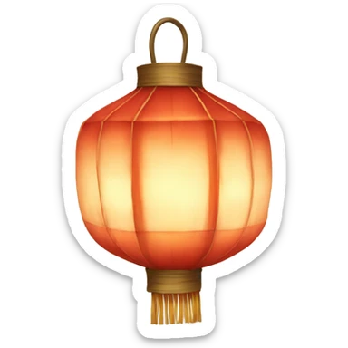 Chinese lantern sticker
