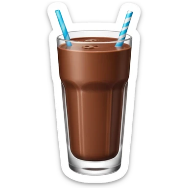 chocolate smoothie show sticker