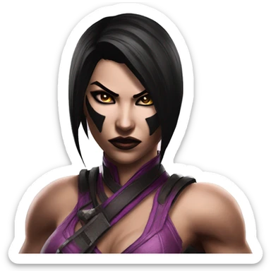 furious mileena Mortal Kombat X sticker