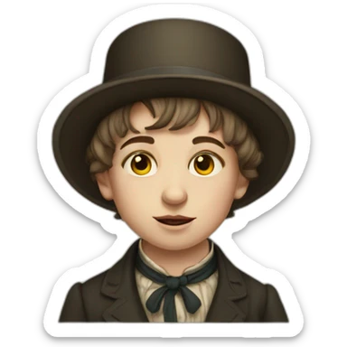 Victorian-Era-poor-orphan-boy sticker