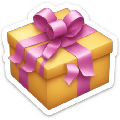 birthday present sticker