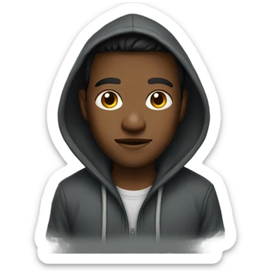  Plateau’s wearing a hoodie  sticker