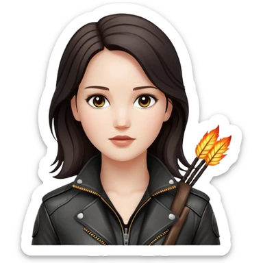 katniss everdeen sticker