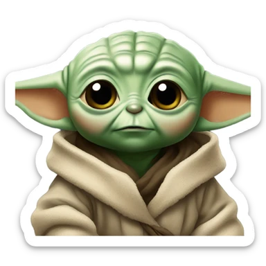 baby Yoda sticker