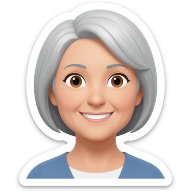 middle aged mome sticker