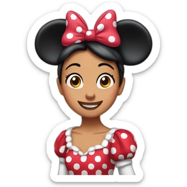 Minnie sticker
