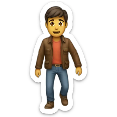 Hombre Andando sticker