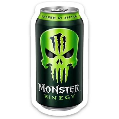Monster energy drink sticker