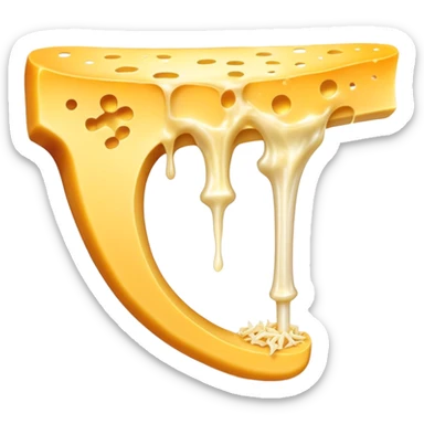 Ethereal shredded cheese with a radiant aura sending golden particles toward a femur bone with a glowing healing region. The scene is bathed in magical light with a bright K2 symbol acting as a bridge between the cheese and the healing bone. sticker