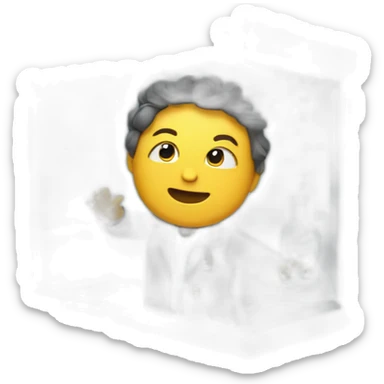 scientist stuck halfway through a wall in a teleporter accident sticker